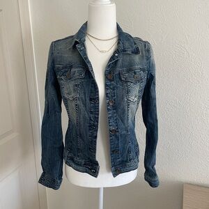 United Colors Of Benetton Blue Denim Jacket - Small